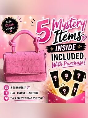 Pink Croc-Embossed Mini Top-Handle Bag with Knotted Strap